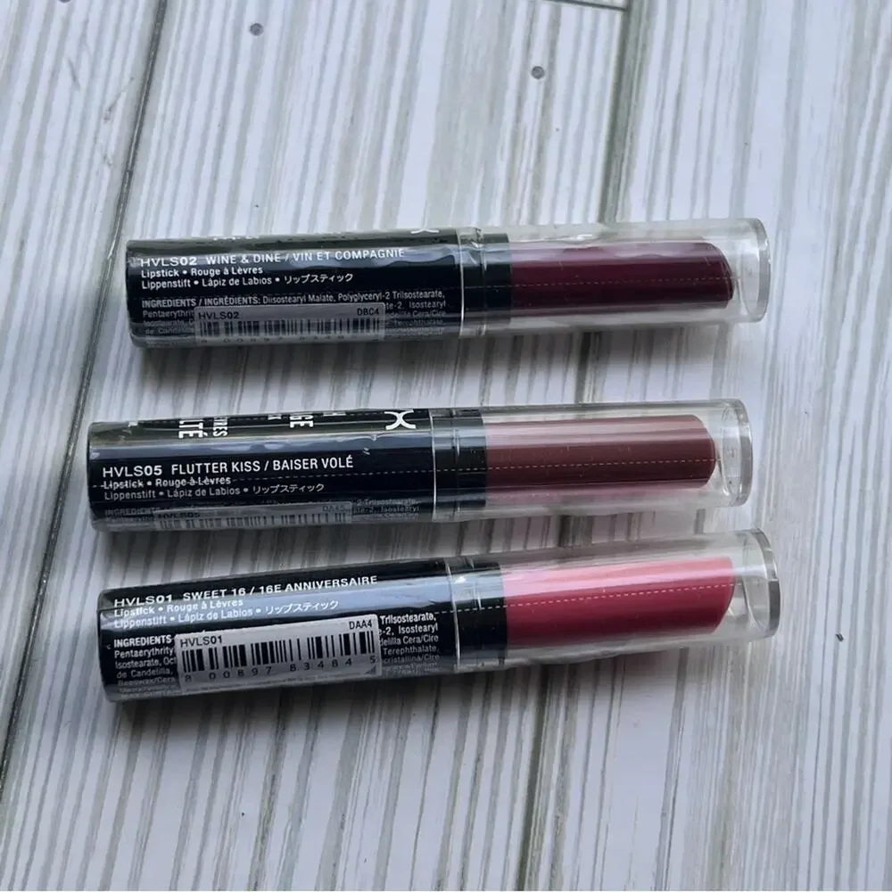 NYX Makeup Beauty High Voltage Lipstick Trio New in Package